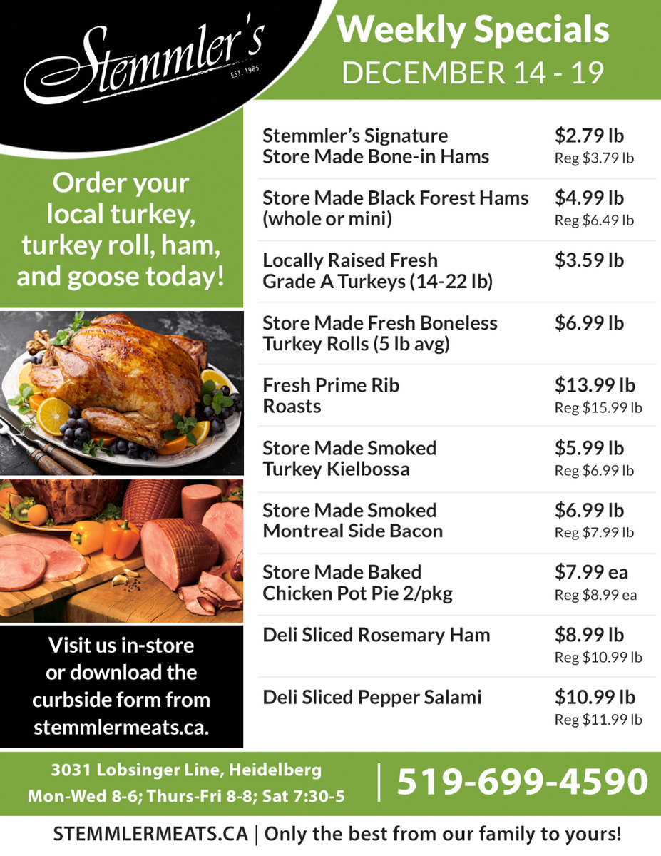 Weekly Flyer Stemmler Meats